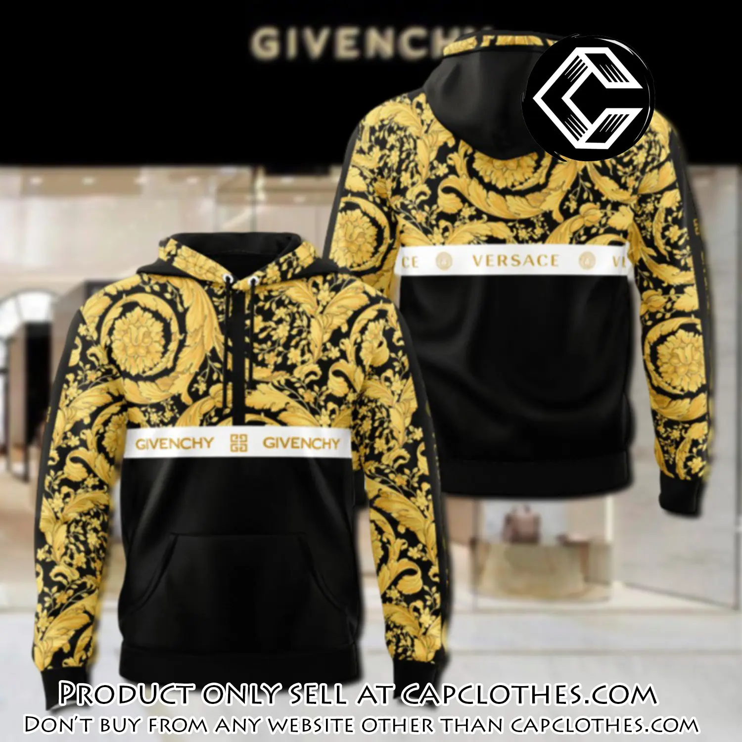 Givenchy versace unisex hoodie luxury brand gifts  jh2296 cc5123054
